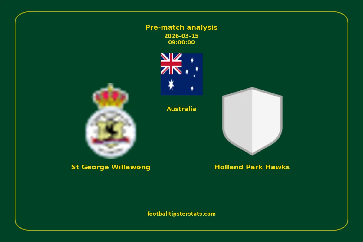 Pre-match analysis: St George Willawong vs Holland Park Hawks on 2026-03-15